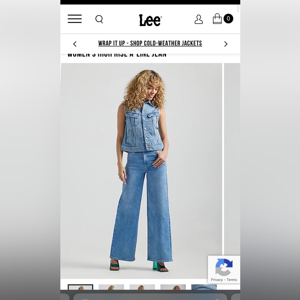 Lee’s Wide Leg Jeans